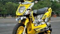 Modifikasi Yamaha X-Ride menjadi Trend skutik dengan Ide kreatif